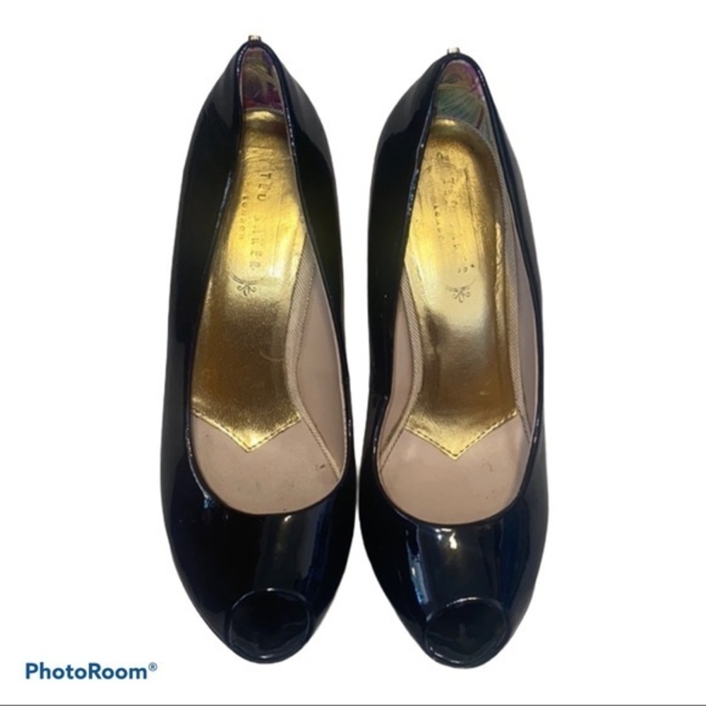 Ted baker black svana‎ 5 platform pumps women’s size 5.5